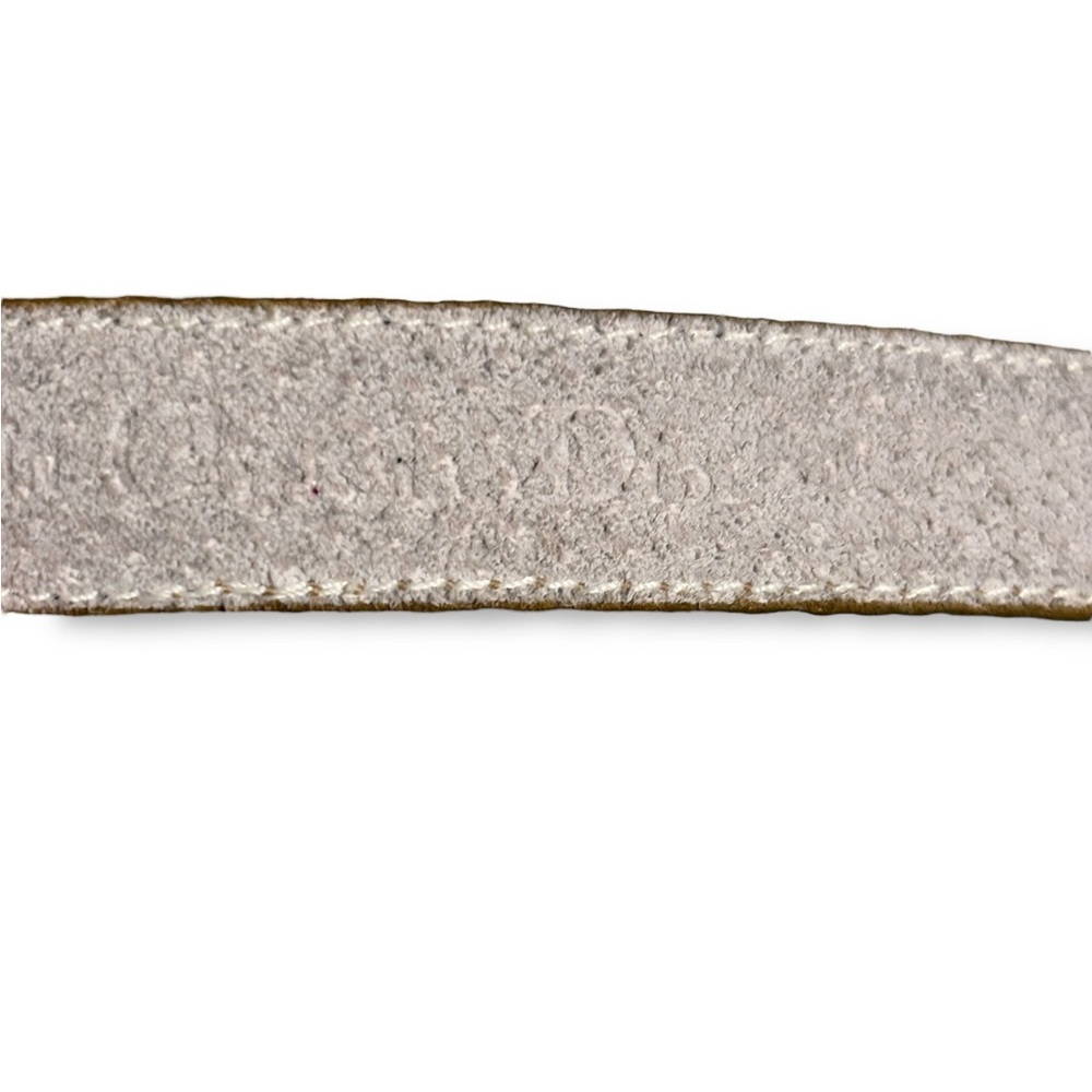 DIOR Gold Snakeskin Belt Gold Hardware Size SM VINTAGE - Picture 4 of 9